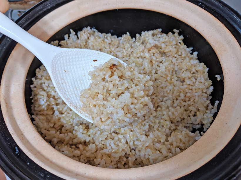 平田自然栽培米の玄米