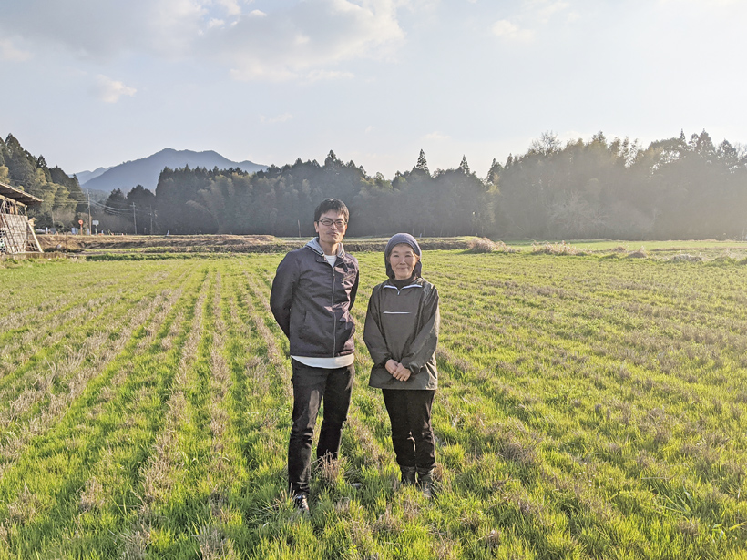 自然栽培米農家桑原と井田