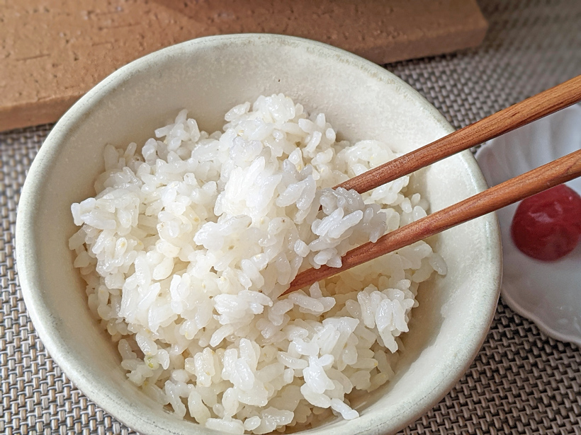 菅原自然栽培米のご飯