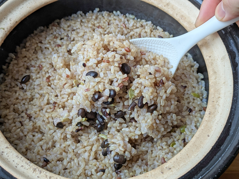 黒大豆の玄米ご飯