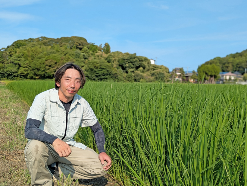 自然栽培米農家筋田さん